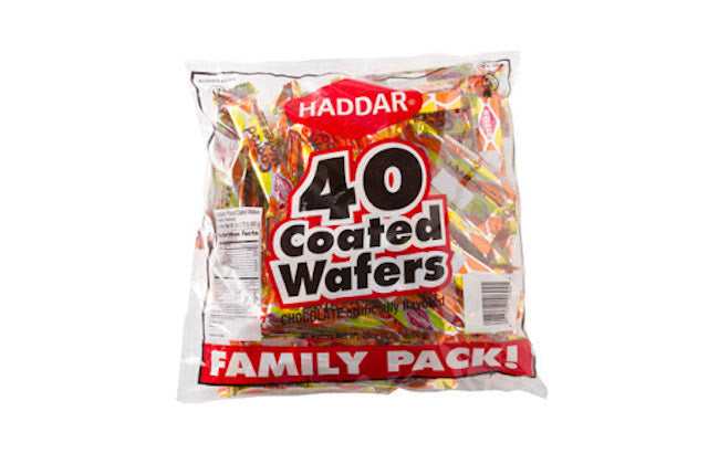 Haddar Chocolate Coated Wafers 40 PK