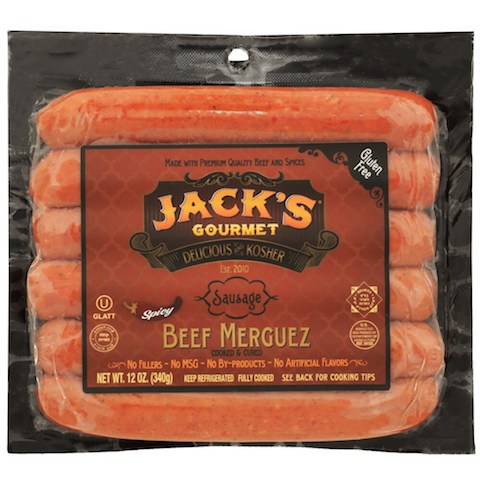 Jack's Gourmet Beef Mergez Sausage