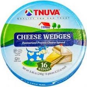 Tnuva Cheese Wedge 8 Oz 16 Pack